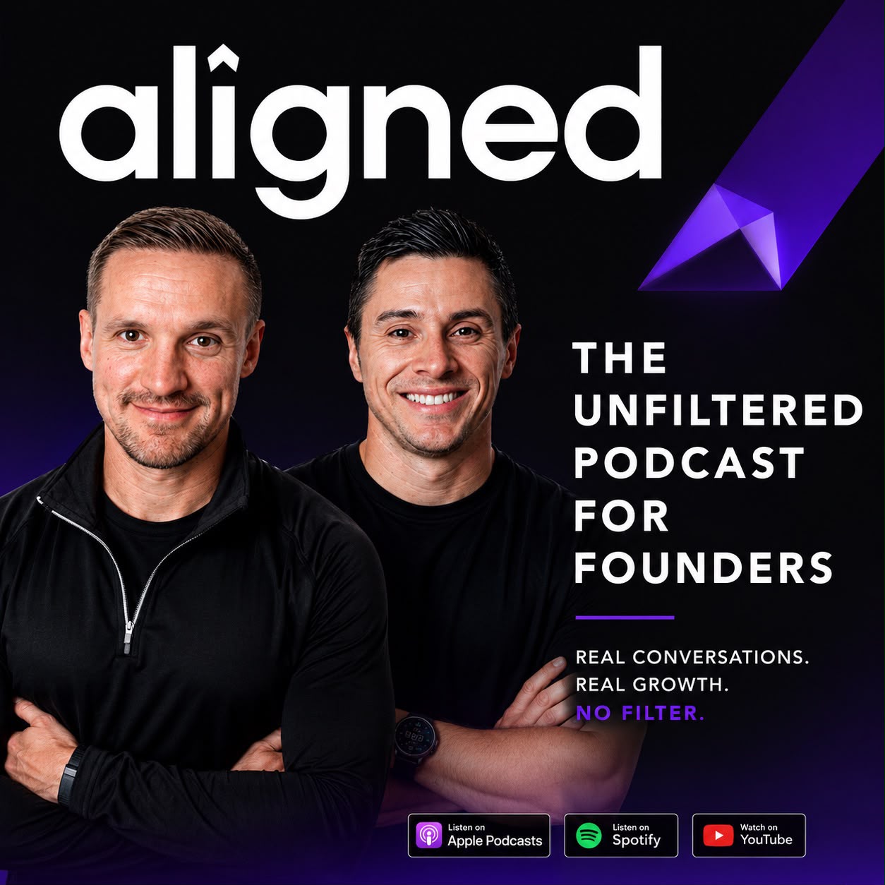 Aligned — The Unfiltered Podcast for Founders